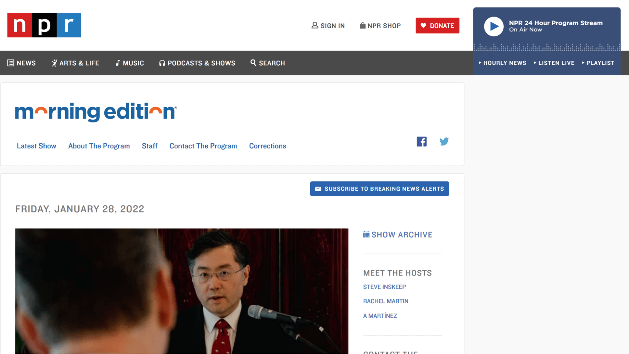 Morning Edition popular breakfast show USA radio.png