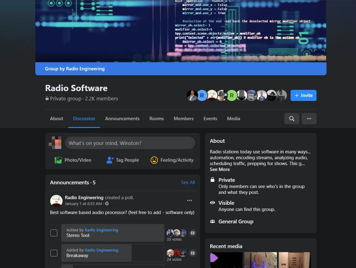Radio Software - Radio Facebook Groups and Forums.webp