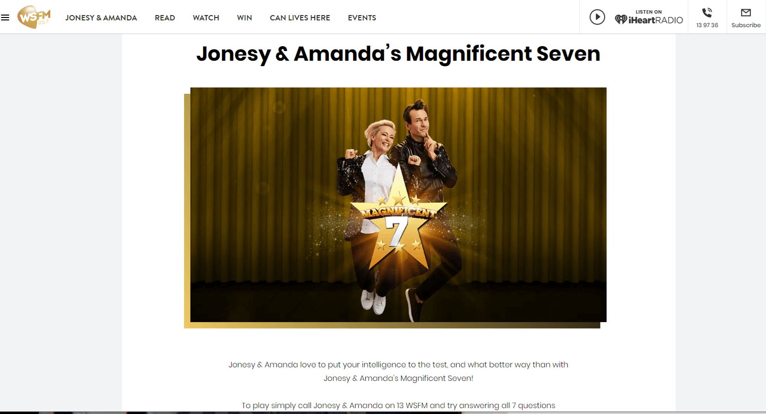 Jonesy & Amanda’s Magnificent SevenJones.png