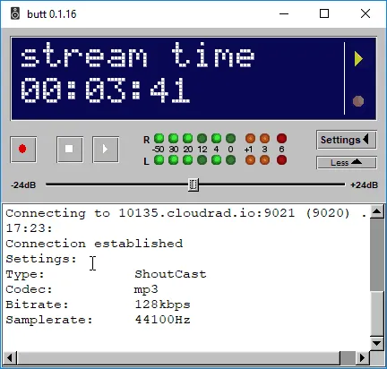 Radio software Butt standalone encoder