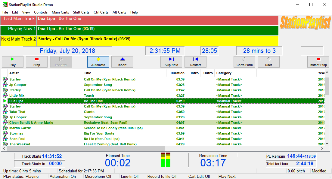 Station Playlist Studio