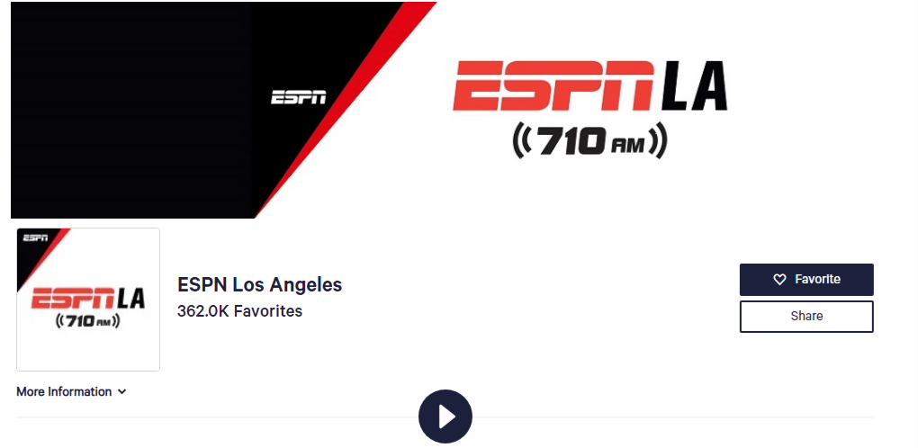 ESPN Los Angeles, KSPN 710 AM, Los Angeles, US _ Free Internet Radio _ Tune... & 3. Top five most popular formats on radio as of 2019 - Google Docs - Google.. 2021-02-05 at 9.39.53 AM.png
