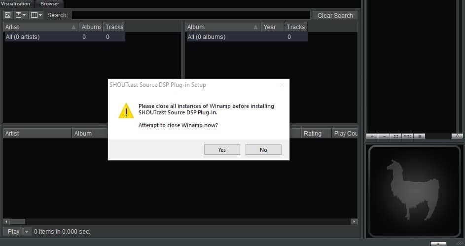 Shoutcast -dsp - alert